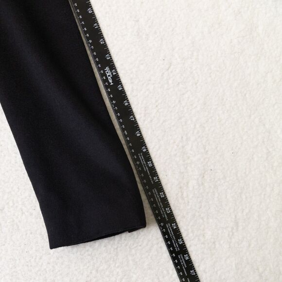 L.L. Bean Wool Cashmere Blend Lined Button Front Black Blazer Women's Sz 16R - Picture 10 of 14